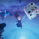 Even leaps toward Dicey while enemies close in on her in Lost in Random.